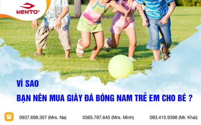 Vì sao bạn nên mua giày đá bóng nam trẻ em cho bé