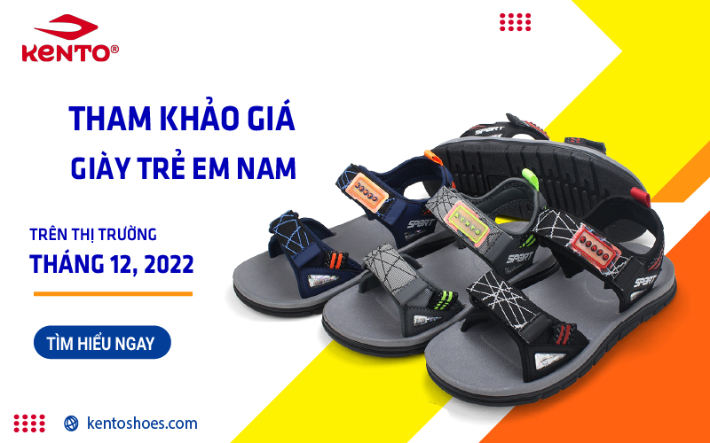 Tham khảo giá giày trẻ em nam trên thị trường Tháng 12, 2022