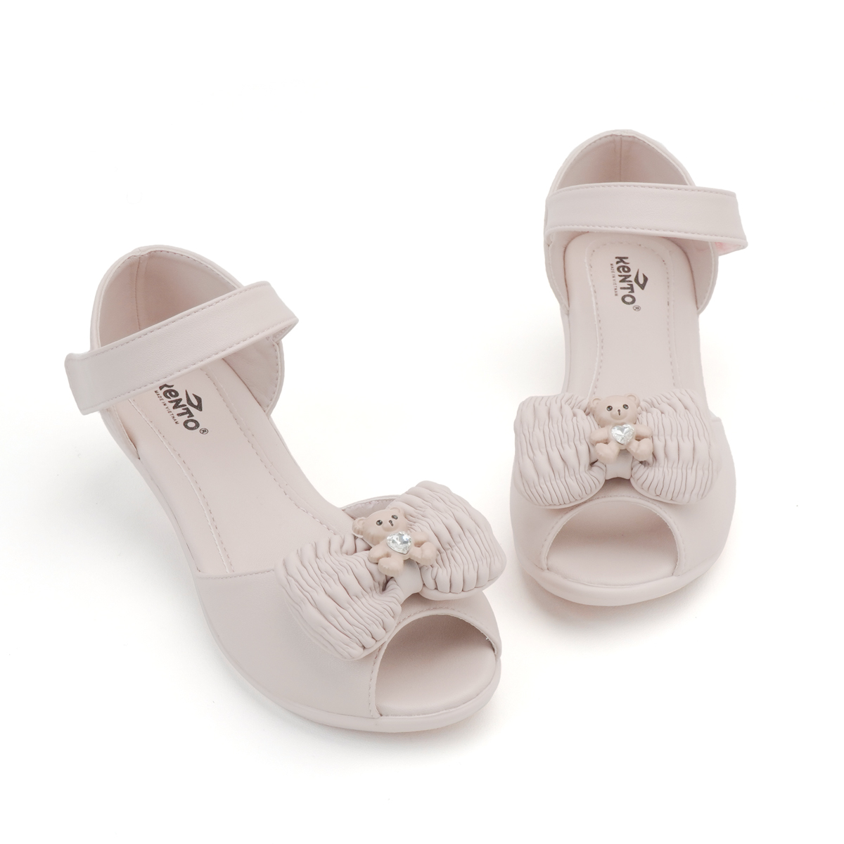 Sandal Bé Gái Đính Nơ Gấu Xinh Xắn - Ảnh 8